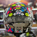 KYT TT Course Riccardo Rossi 2022 + Viseira colorida e aero