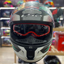 CAPACETE LS2 FF808 STREAM II ROAD MATTE CYAN  LIGHT GREY