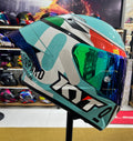 Capacete KYT TT COURSE Leopard Dalla Porta