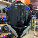 CAPACETE DRAKEN SPIRIT PRETO AZUL BRANCO