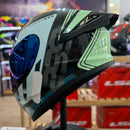 CAPACETE TEXX, SPIHE, CUBE AZUL VERDE