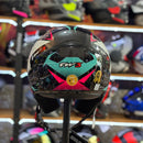 Capacete FW3 X OPEN STAR AZ TIFFANY COM ROSA