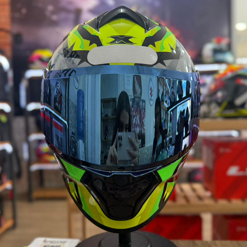 CAPACETE TEXX, SPIHE MAASAI CINZA VERDE