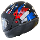 Capacete EBF AUTOMÁTICO STYLE Azul e Vermelho