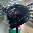 Capacete FW3 X OPEN UP LIMITED PRETO FOSCO