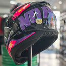 Capacete NORISK RAZOR TURBO BLACK /PINK / PURPLE