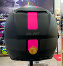 Capacete HJC I100 180 BEIS PRETO CHUMBO E ROSA