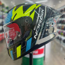 Capacete NORISK CARBONO TEAM YELLOW/BLUE