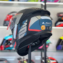 Capacete LS2 FF808 STREAM II ROAD MATTE BLK BLUE