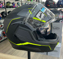 Capacete HJC I100 180 LORIX CINZ PRET VERD