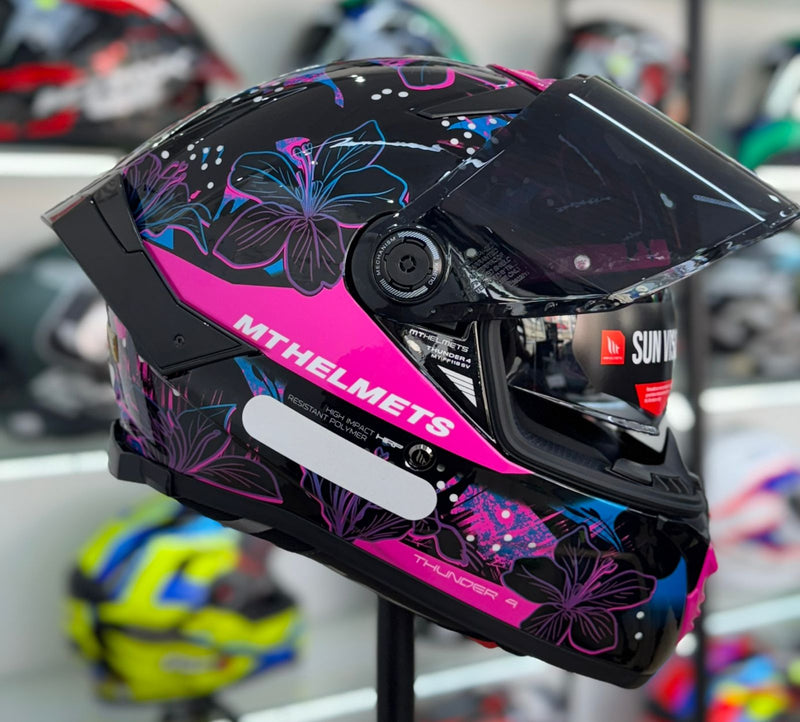 CAPACETE MT THUNDER 4 SV JUNGLE A8 GLOSS