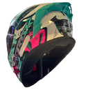 Capacete NORISK FLOW ROBOT WHT/GREEN