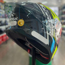 Capacete NORISK CARBONO TEAM YELLOW/BLUE