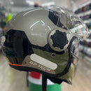 Capacete GP TECH ZOOM REVOLT ARMY VERDE