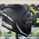 Capacete PEELS U-RB2 CLASSIC ESCAMOTEAVEL PRETO FOSCO/ PRATA