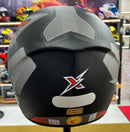 Capacete X troy com óculos interno Vermelho