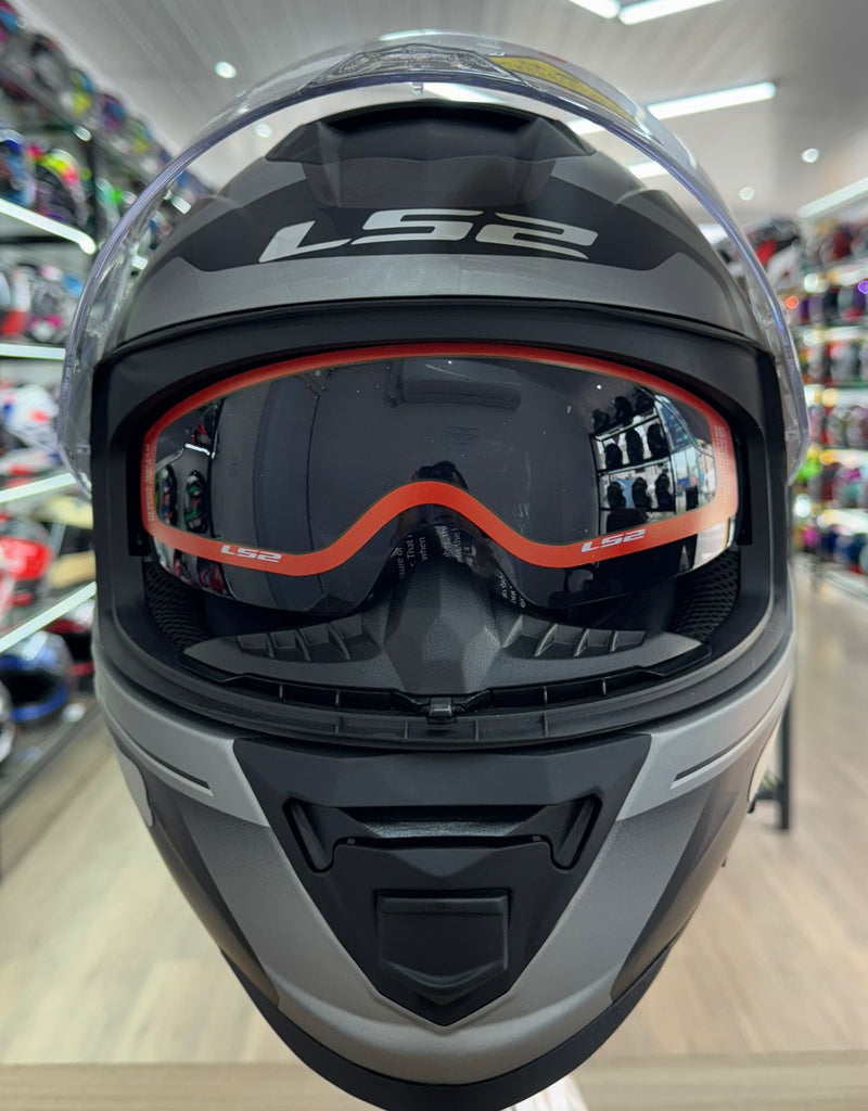Capacete LS2 FF808 Stream II Shadow Matte Titanium