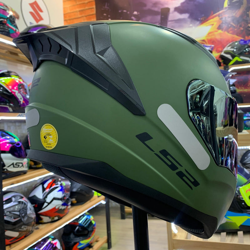 CAPACETE LS2 VIGO, FF810 MONOCOLOR FOSCO MILITAR