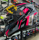 CAPACETE BIEFFE B-40 VTOUR CZ MOON/PINK