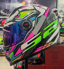 CAPACETE LS2 FF358 XDRON ROSA