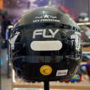 Capacete FLY F-9 HG CITY PRETO/VERMELHO