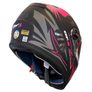 Capacete FW3 GT2 ROSA NEON CINZA
