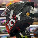 CAPACETE KYT STRIKER 2v FLAMING ANTH RED