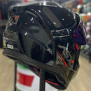 Capacete ASX CITY SV SOLID PRETO GRAFITE BRILHO