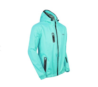 JAQUETA TEXX CORTA VENTO NEON V2 AZUL CLARO