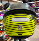 Capacete AGV K1 EDGE 46 BLK/YLW FLO