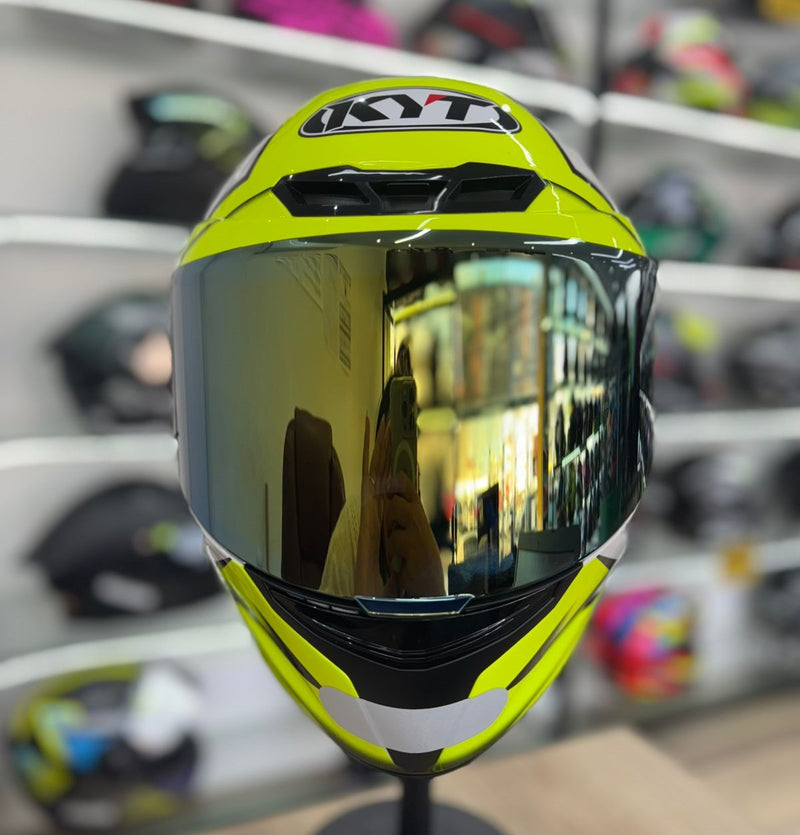 CAPACETE KYT TT COURSE 98 BOMB + VISEIRA COLORIDA E AERO