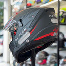 Capacete GP TECH ULTRA  SV AIR CINZA E VERMELHO