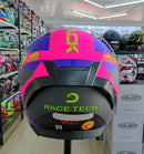 Capacete RACE TECH VOLT TRACK MATTE TIT PURPLE
