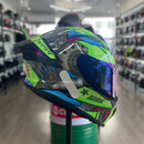 Capacete TEXX SPIHE GEAR VERDE AZUL