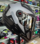 CAPACETE LS2 FF358 STARWAR MATTE BLACK SILVER