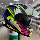 Capacete Norisk FF302 Soul Control Matte Black Pink
