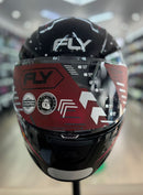 Capacete FLY F-9 HG CITY PRETO ROSA