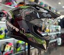 CAPACETE BIEFFE, B-TRAIL, FRONTIER PRETO/VERDE