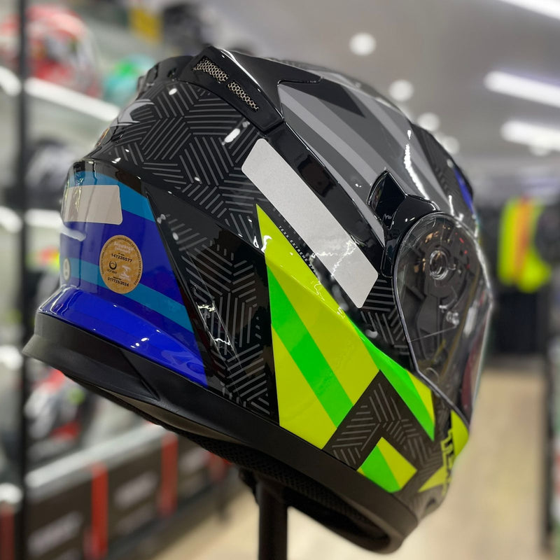 Capacete Texx STRIKE TRENTO AMARELO VERDE