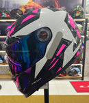 CAPACETE LS2 FF358 STARWAR ROSA E BRANCO