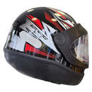 Capacete EBF AUTOMÁTICO STYLE Vermelho e CInza