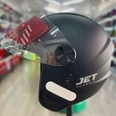 Capacete Fly Jet HG Classic Preto Brilho Aberto