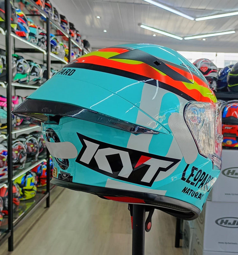 Capacete KYT TT REVO LEOPARD SPANIARD