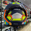 CAPACETE PEELS ICON 23 ACTION AZ FOSCO AMARELO