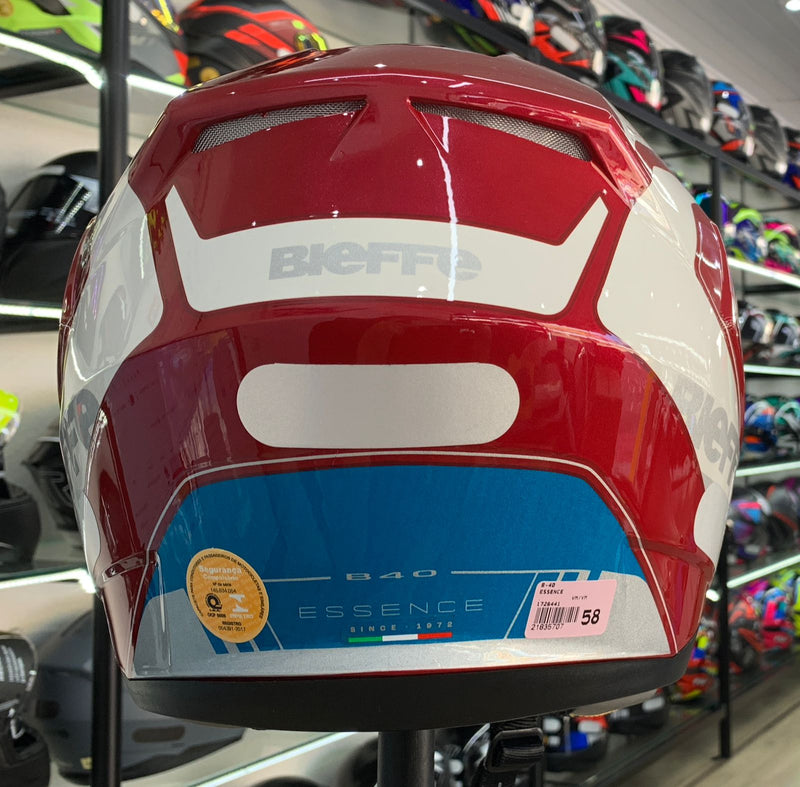 CAPACETE BIEFFE B-40 ESSENCE VERMELHO VERMELHO