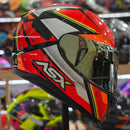 Capacete ASX EAGLE EXPLORER VERMELHO