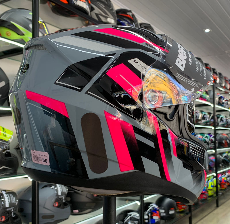 CAPACETE BIEFFE B-40 VTOUR CZ MOON/PINK