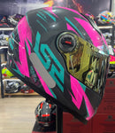 Capacete LS2 FF358 Draze Rosa e Cinza