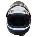 Capacete EBF AUTOMÁTICO BORBOLETA  Branco