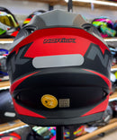 Capacete FF302 MANTY MATTE BLK/RED Com Óculos Interno